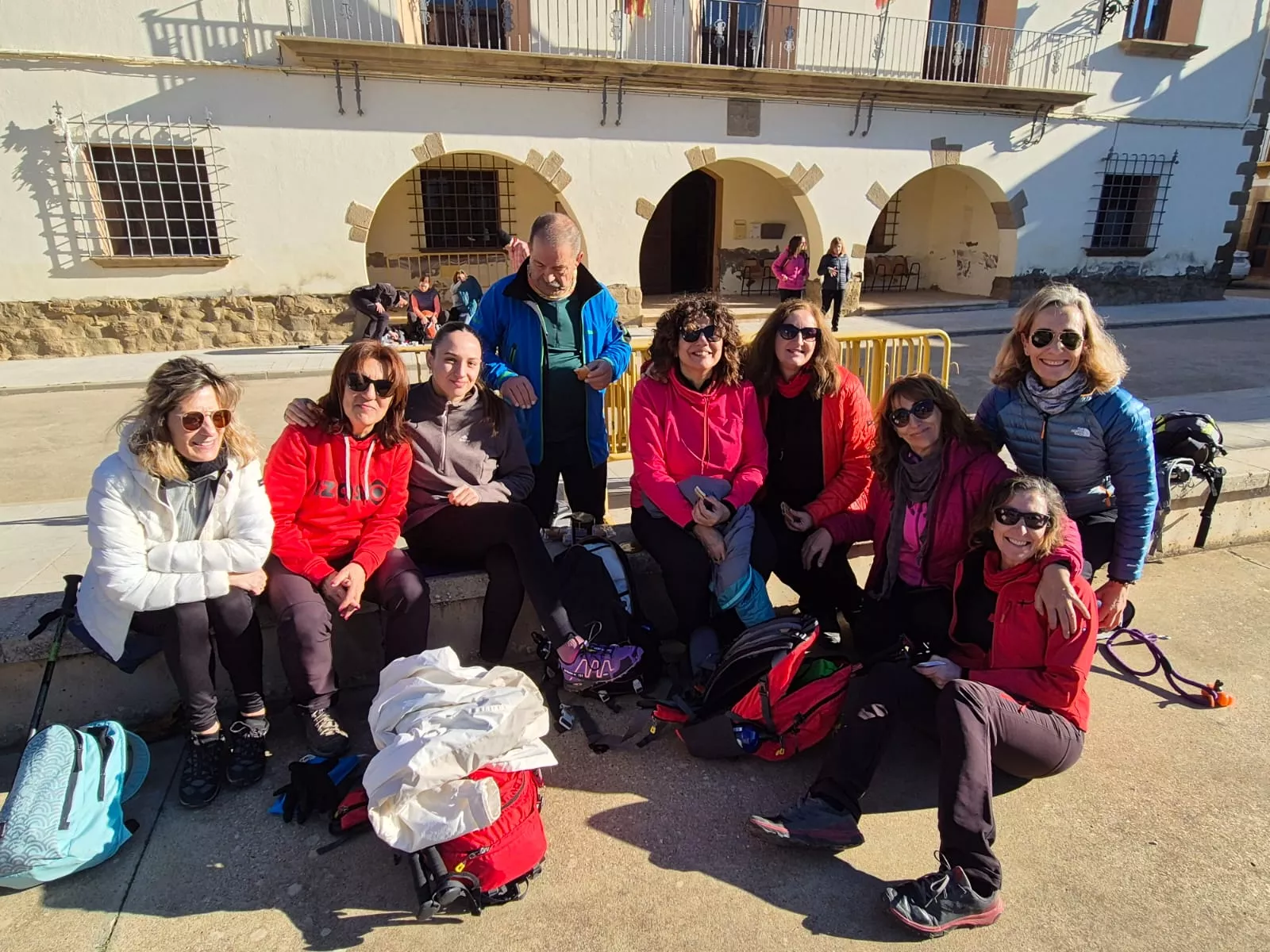 Fiordos de Montearagón de la preparación de la Javierada. Foto Juanlu Herrero