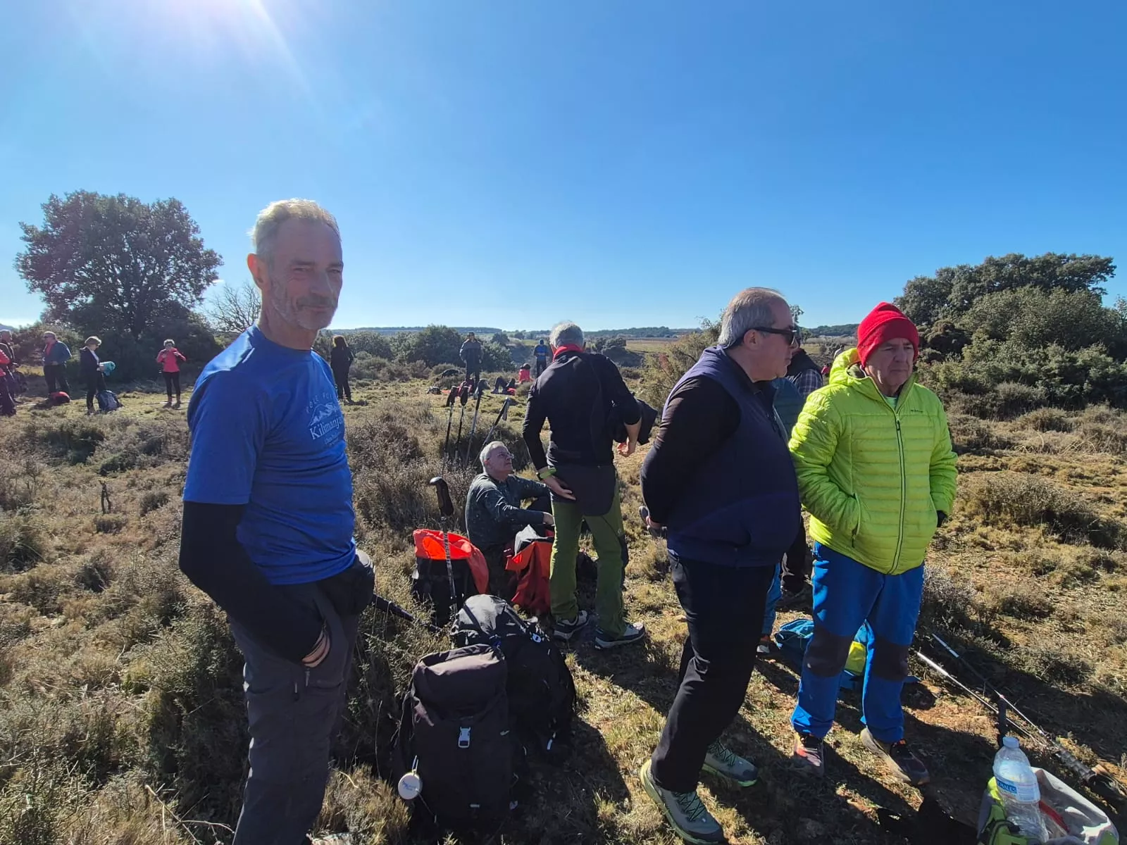 Fiordos de Montearagón de la preparación de la Javierada. Foto Juanlu Herrero
