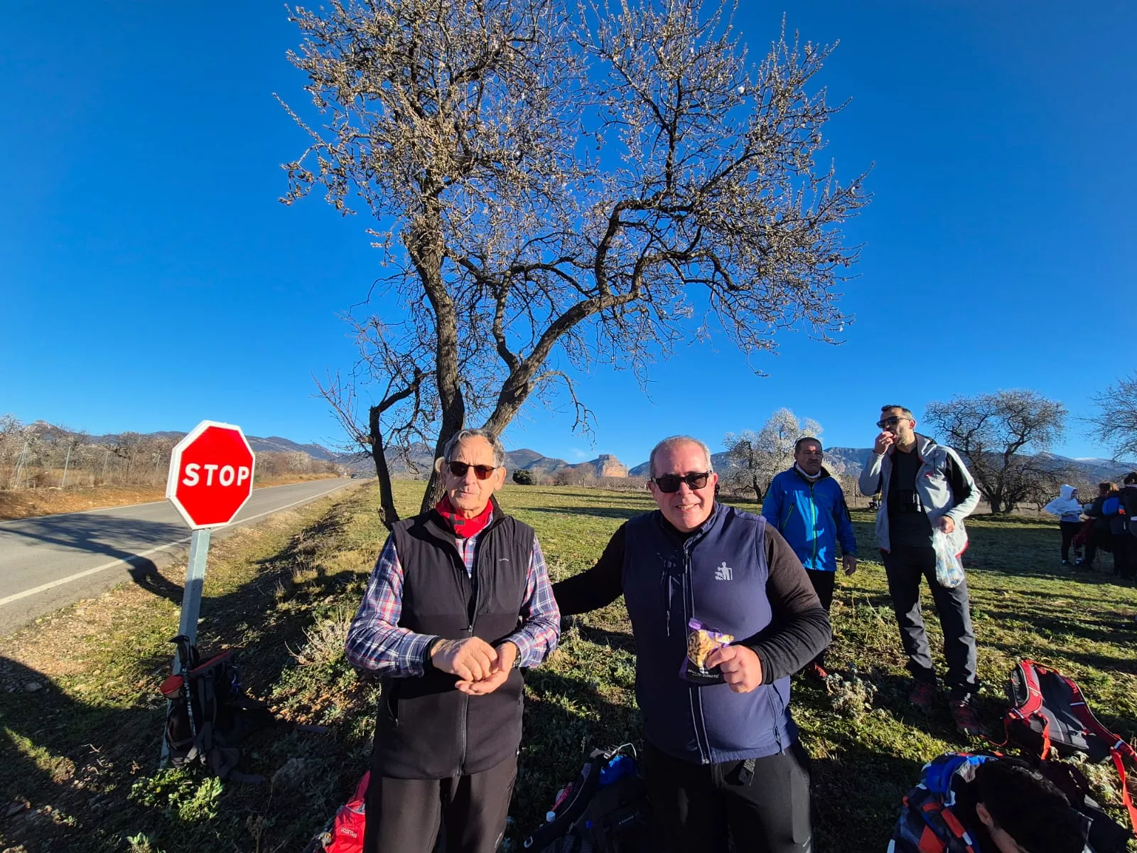 Fiordos de Montearagón de la preparación de la Javierada. Foto Juanlu Herrero