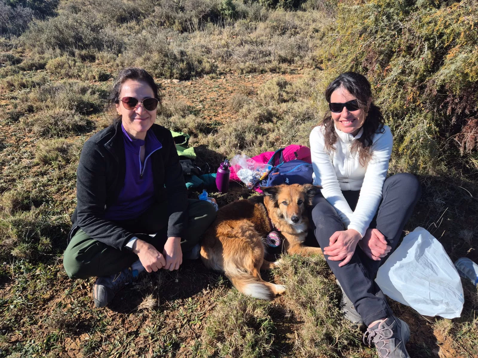 Fiordos de Montearagón de la preparación de la Javierada. Foto Juanlu Herrero