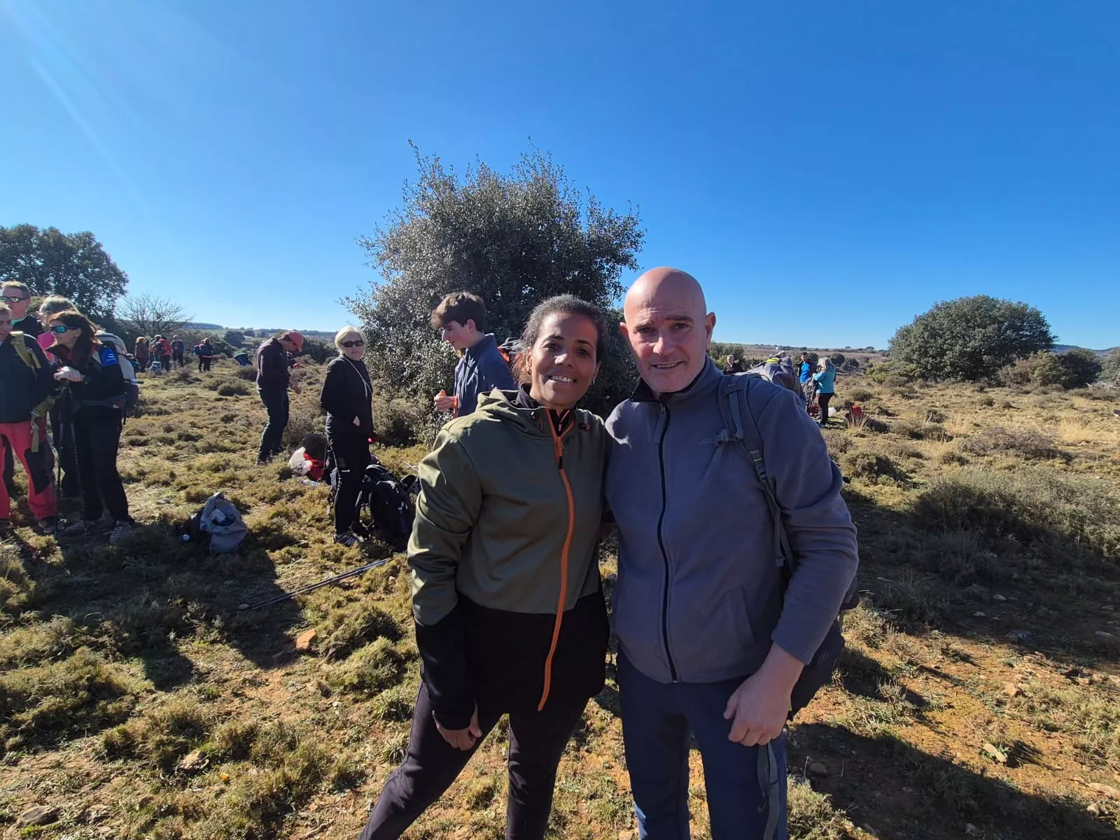 Fiordos de Montearagón de la preparación de la Javierada. Foto Juanlu Herrero