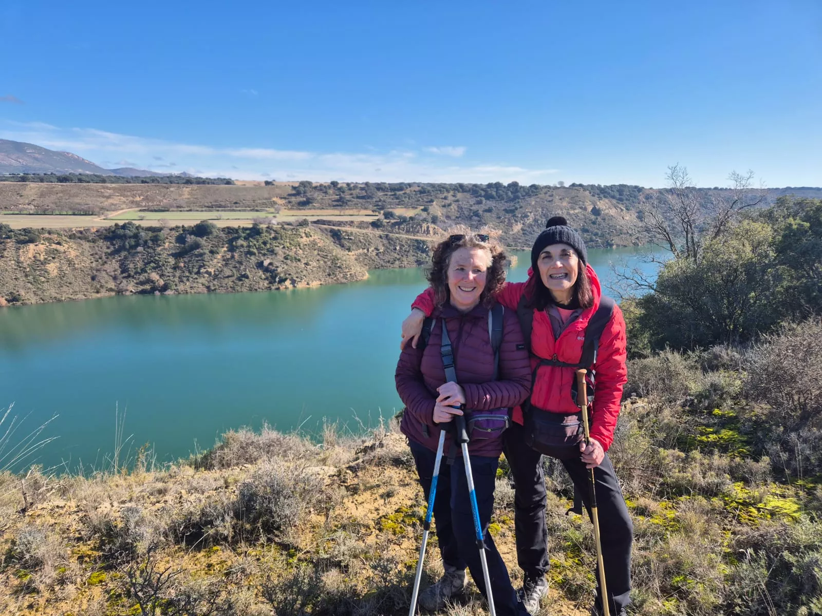 Fiordos de Montearagón de la preparación de la Javierada. Foto Juanlu Herrero