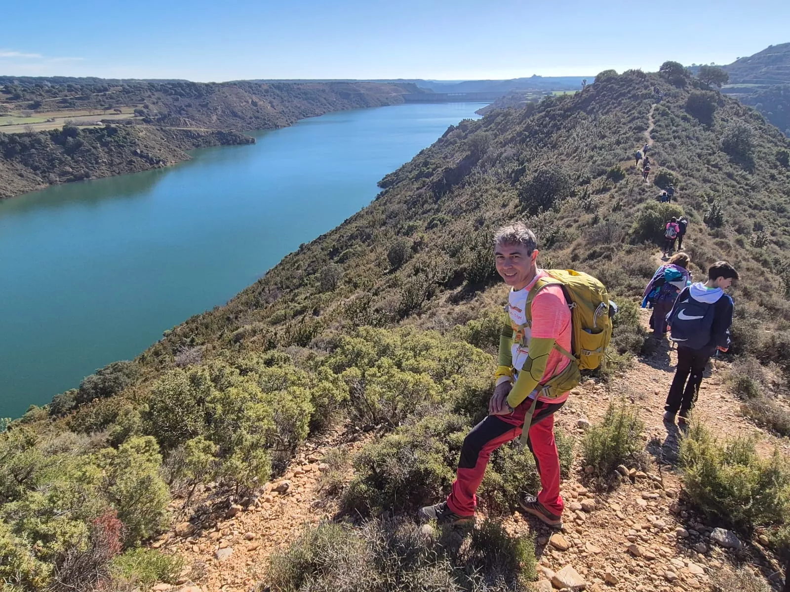 Fiordos de Montearagón de la preparación de la Javierada. Foto Juanlu Herrero