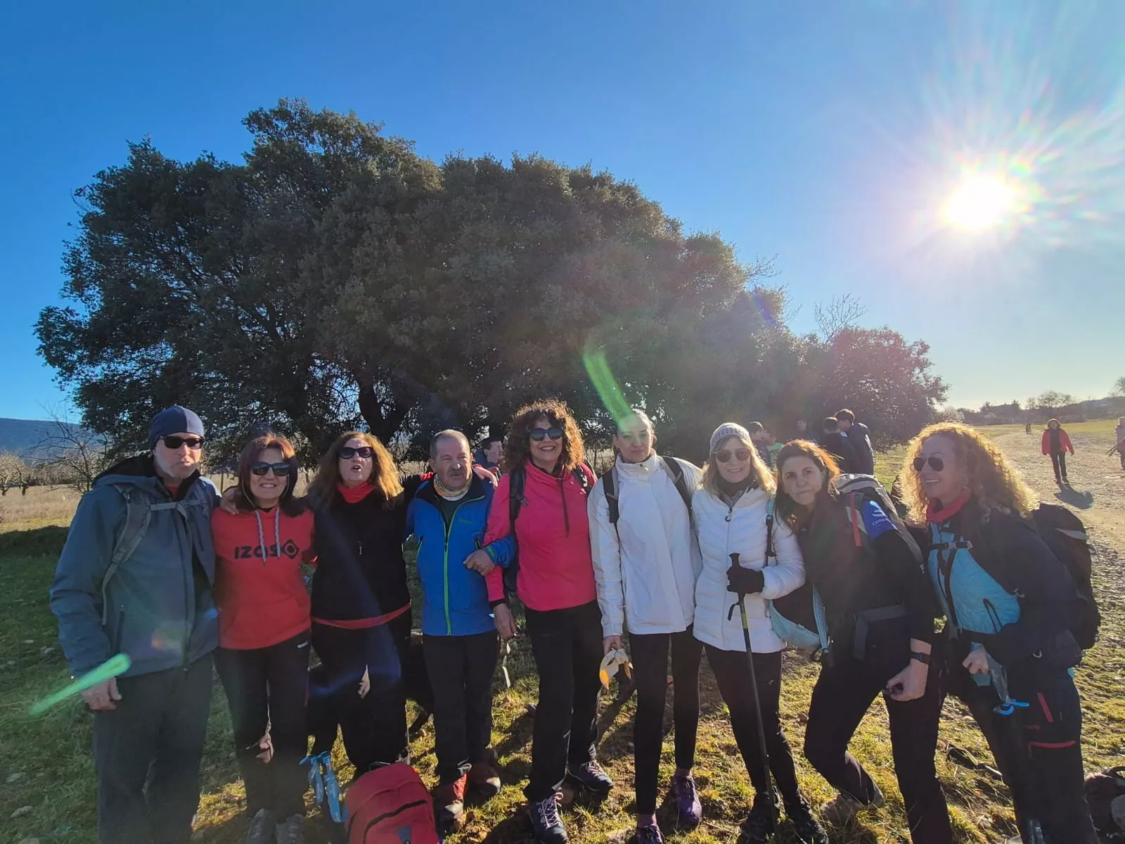 Fiordos de Montearagón de la preparación de la Javierada. Foto Juanlu Herrero