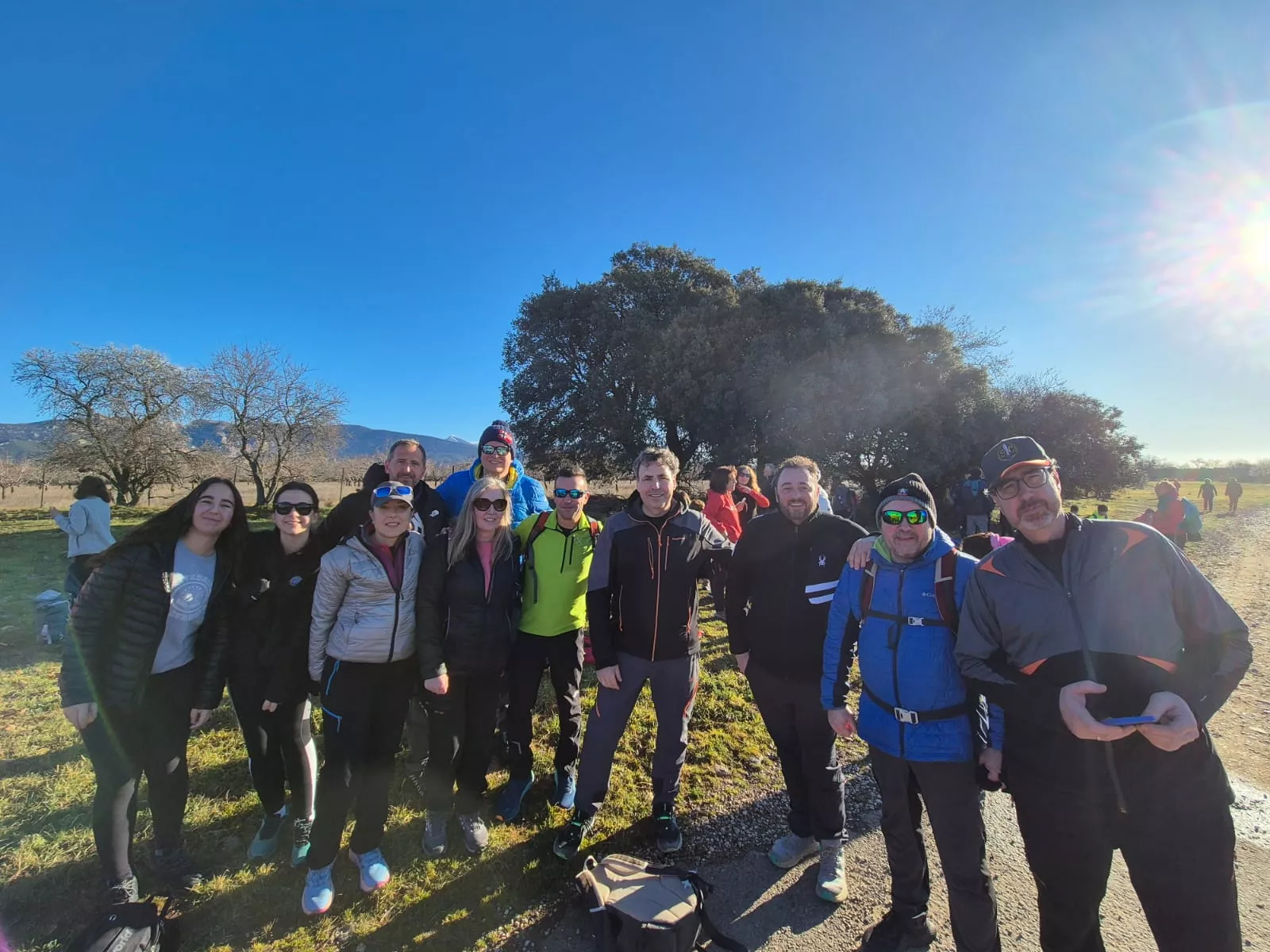 Fiordos de Montearagón de la preparación de la Javierada. Foto Juanlu Herrero