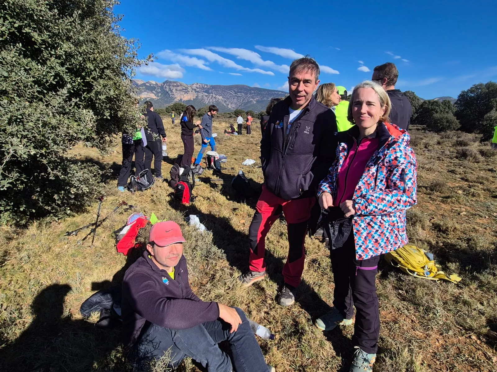 Fiordos de Montearagón de la preparación de la Javierada. Foto Juanlu Herrero