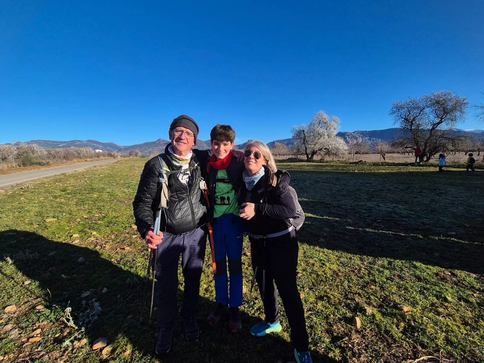 Fiordos de Montearagón de la preparación de la Javierada. Foto Juanlu Herrero