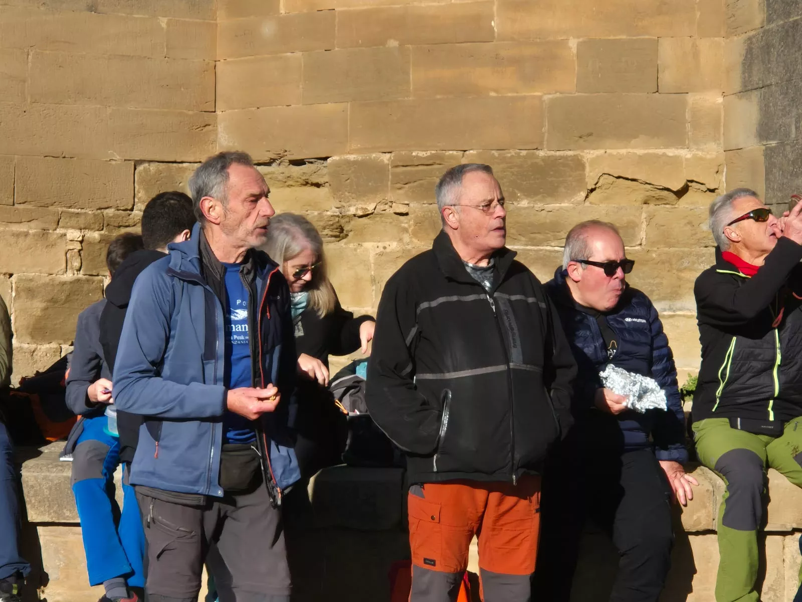 Fiordos de Montearagón de la preparación de la Javierada. Foto Juanlu Herrero