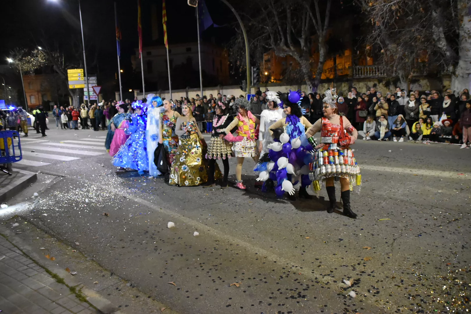 Uno de los grupos participantes en la fiesta de Carnaval del año pasado.