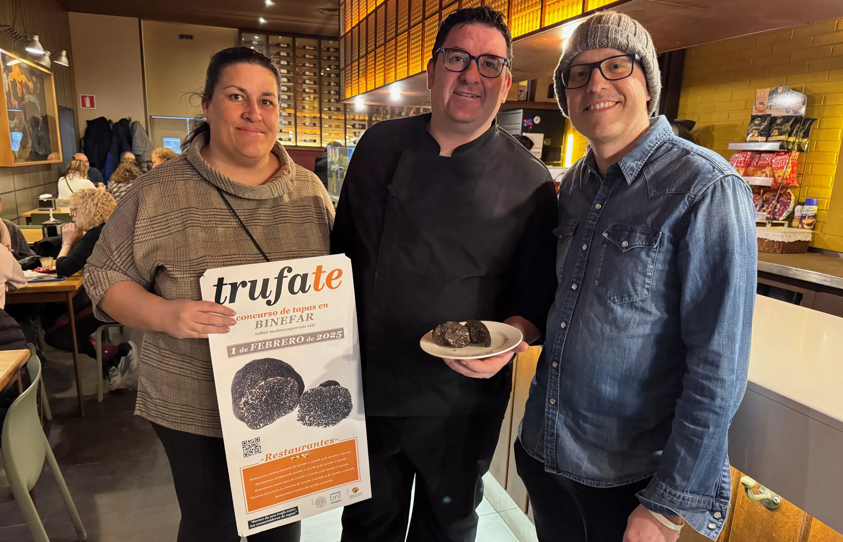 Montse Travé, Javier Bardají y Miguel Ángel Pascual.