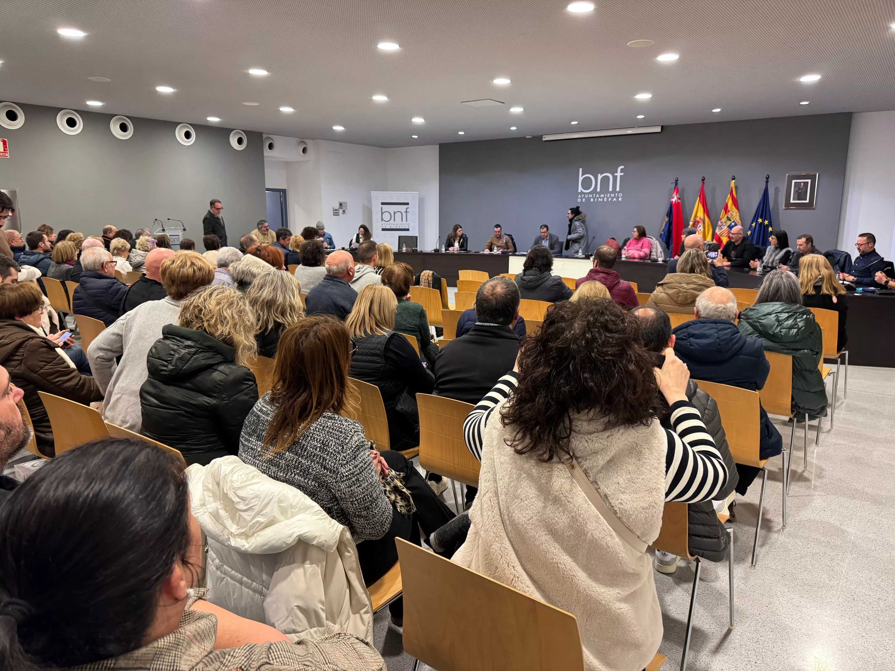 Pleno del Ayuntamiento de Binéfar