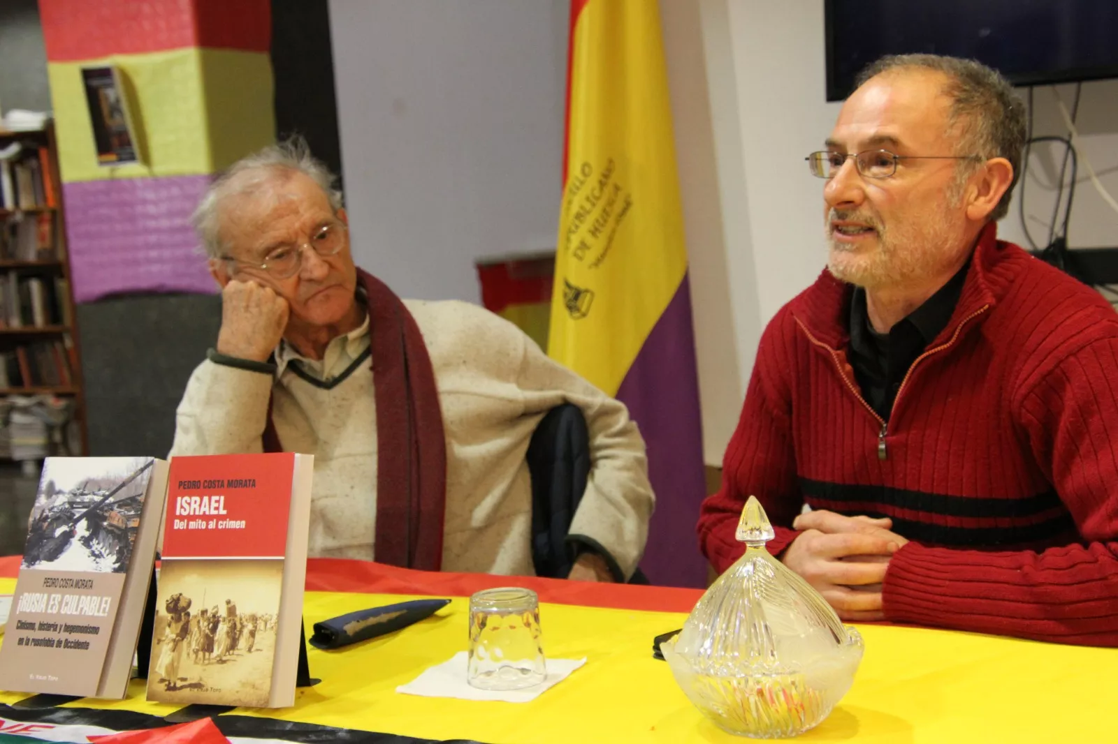  Presentación del libro "Israel, del mito al crimen" de Pedro Costa. Foto Carlos Neofato