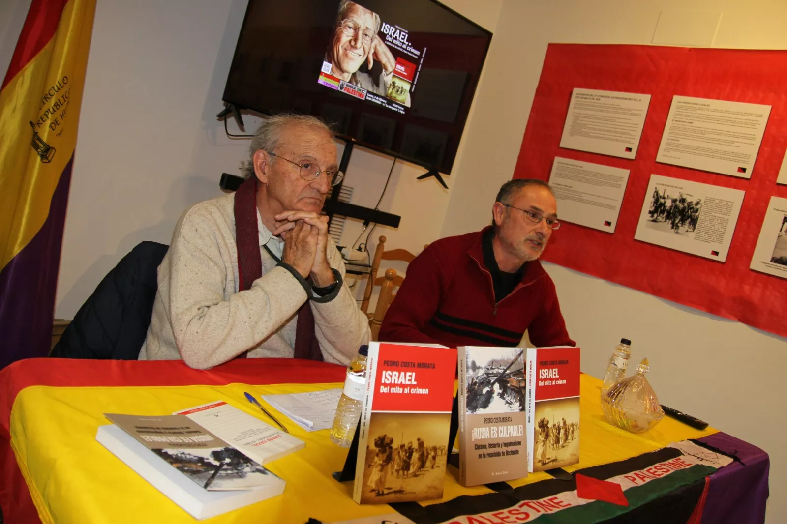  Presentación del libro "Israel, del mito al crimen" de Pedro Costa. Foto Carlos Neofato