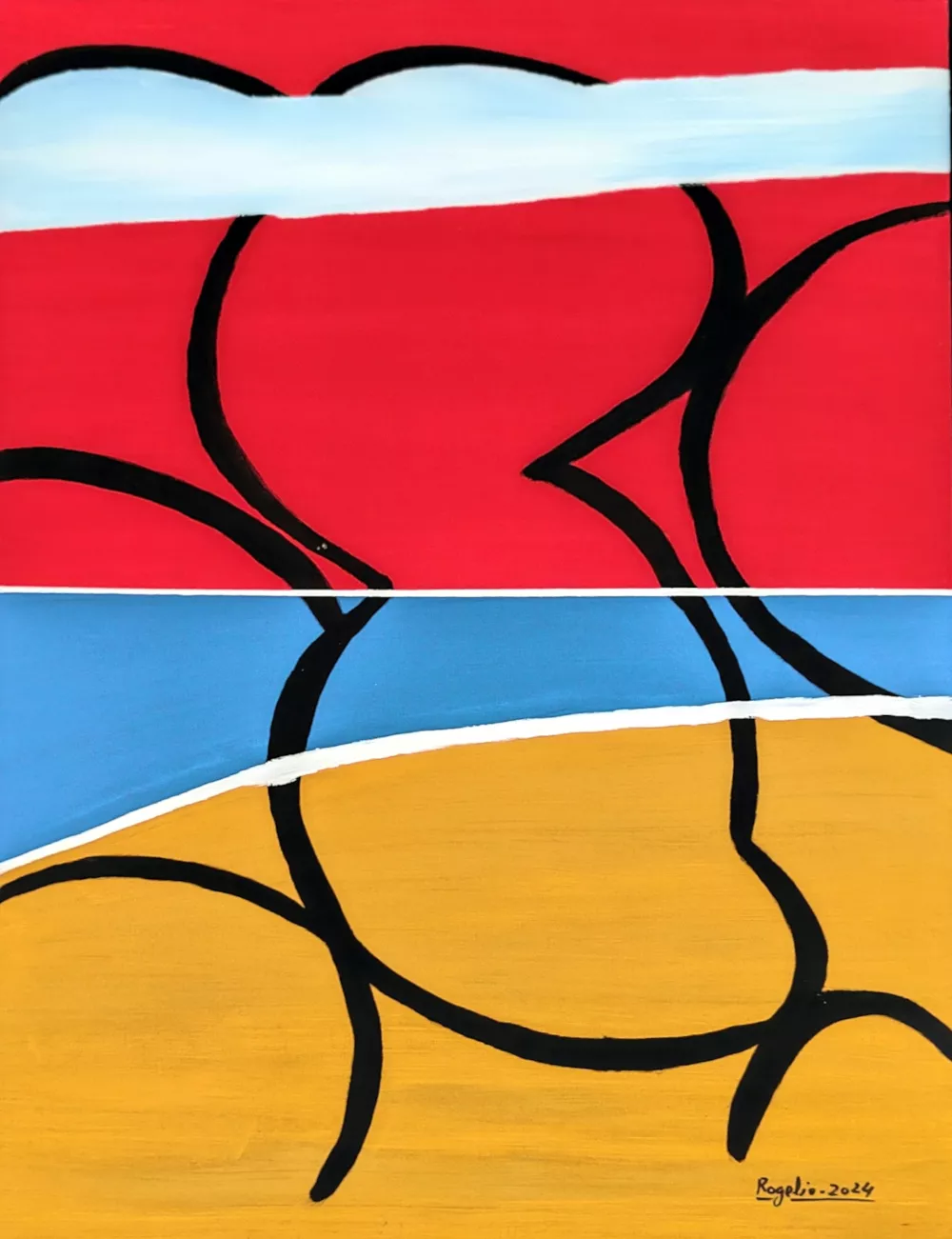 Imagen ganadora, obra de Rogelio Santolaria, que servirá para ilustrar el cartel del festival Diversario 2025.