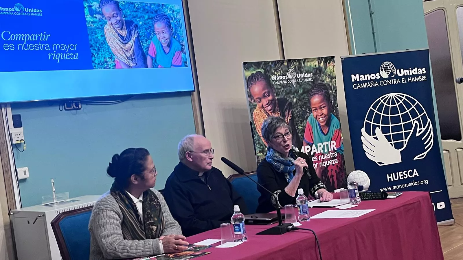 Presentación de la campaña 66 de Manos Unidas Huesca. Foto Mercedes Manterola