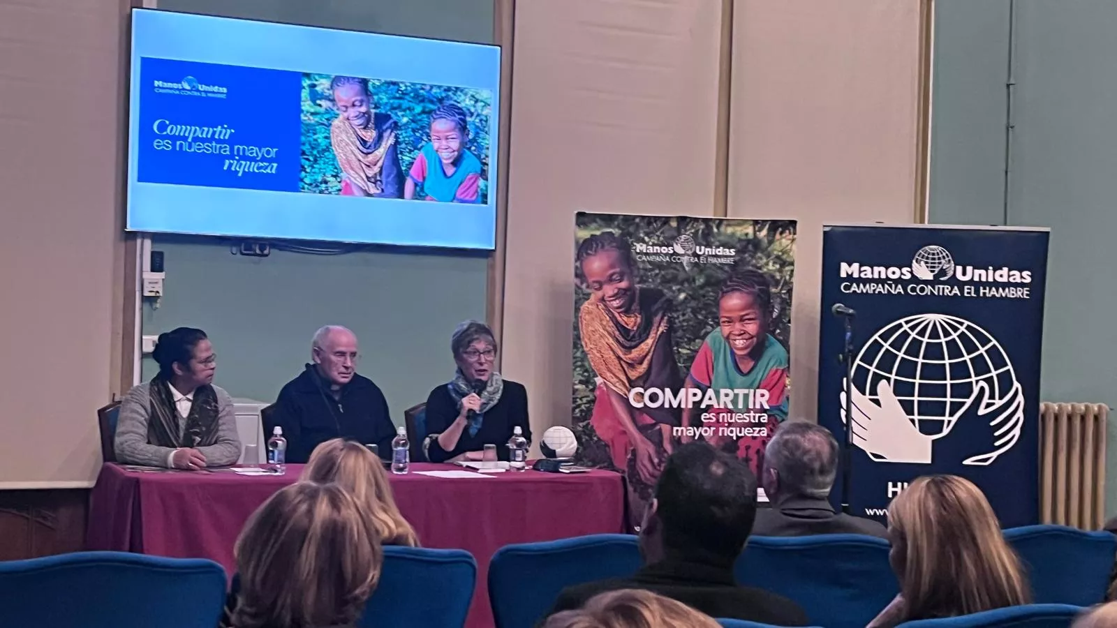 Presentación de la campaña 66 de Manos Unidas Huesca. Foto Mercedes Manterola