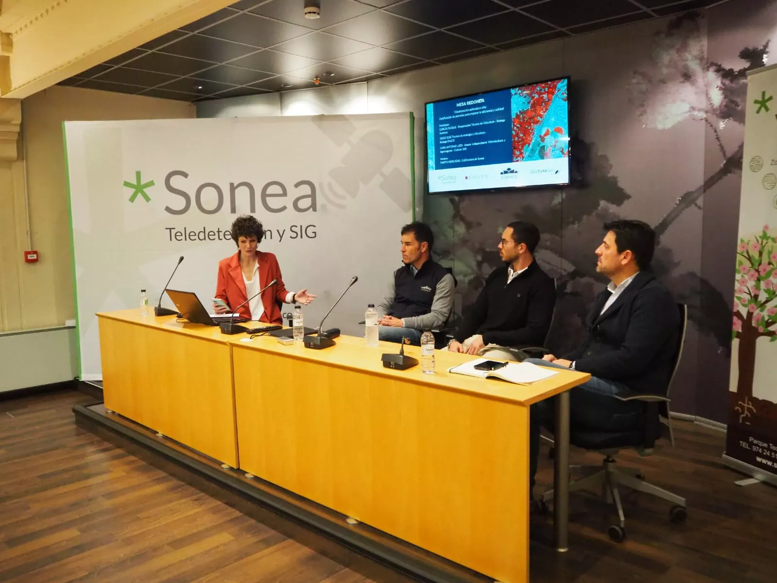 Sonea muestra su experiencia del uso de la teledetección en bodegas 