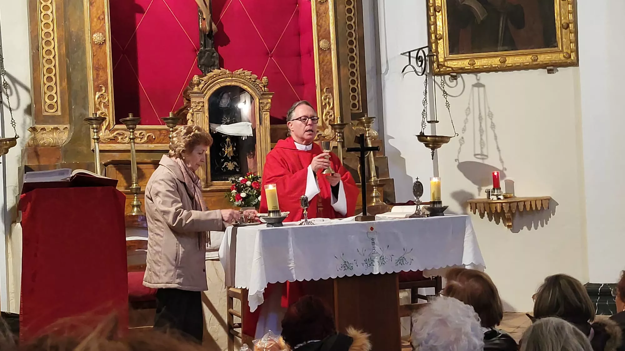 Santa Águeda en la Ermita de las Mártires de Huesca
