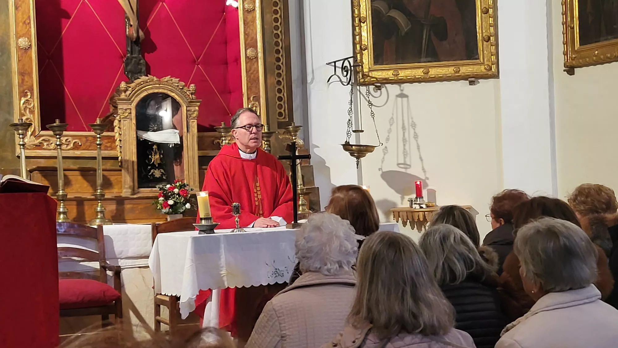Santa Águeda en la Ermita de las Mártires de Huesca