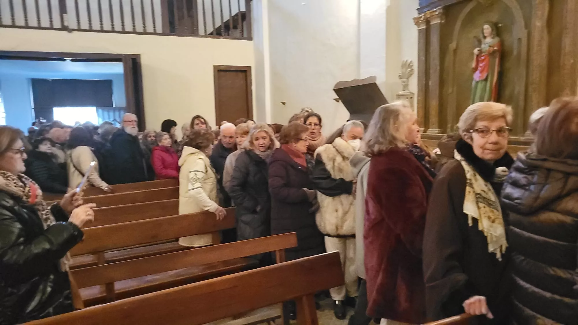 Santa Águeda en la Ermita de las Mártires de Huesca