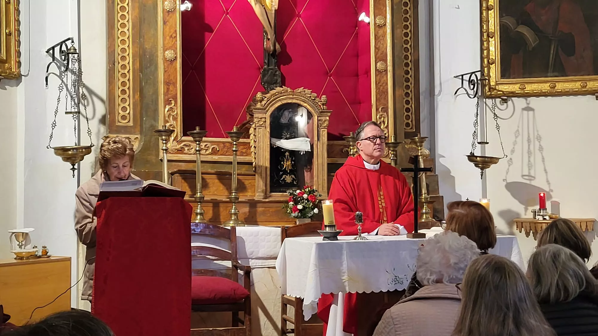 Santa Águeda en la Ermita de las Mártires de Huesca