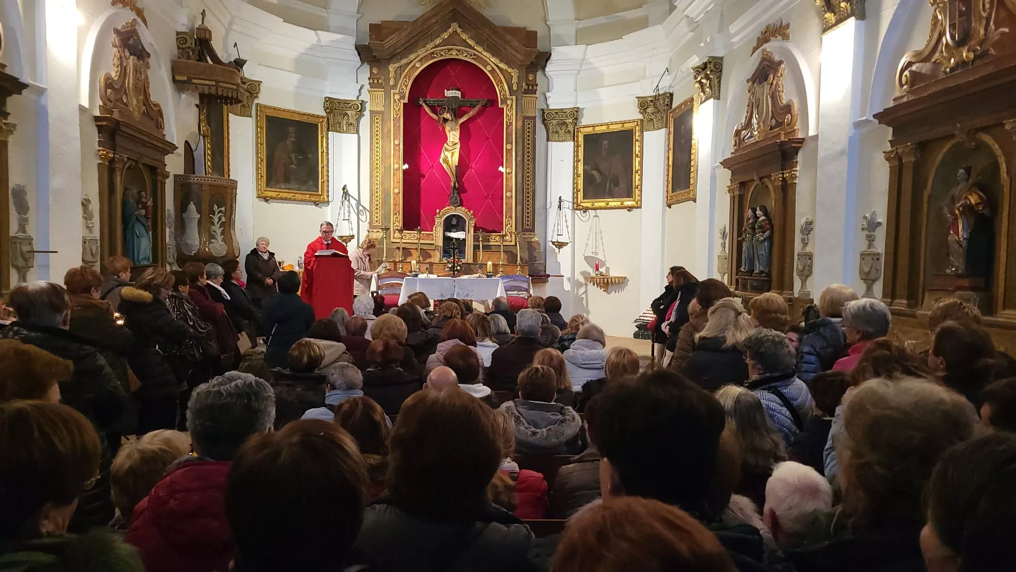 Santa Águeda en la Ermita de las Mártires de Huesca
