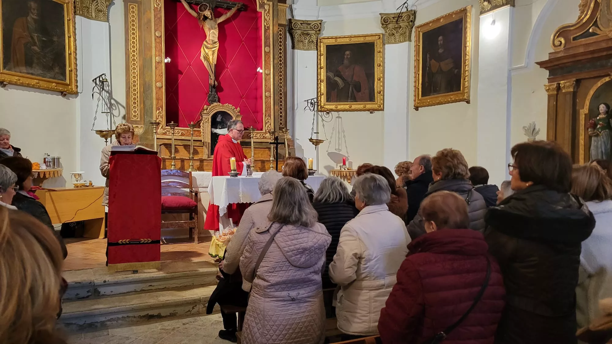 Santa Águeda en la Ermita de las Mártires de Huesca