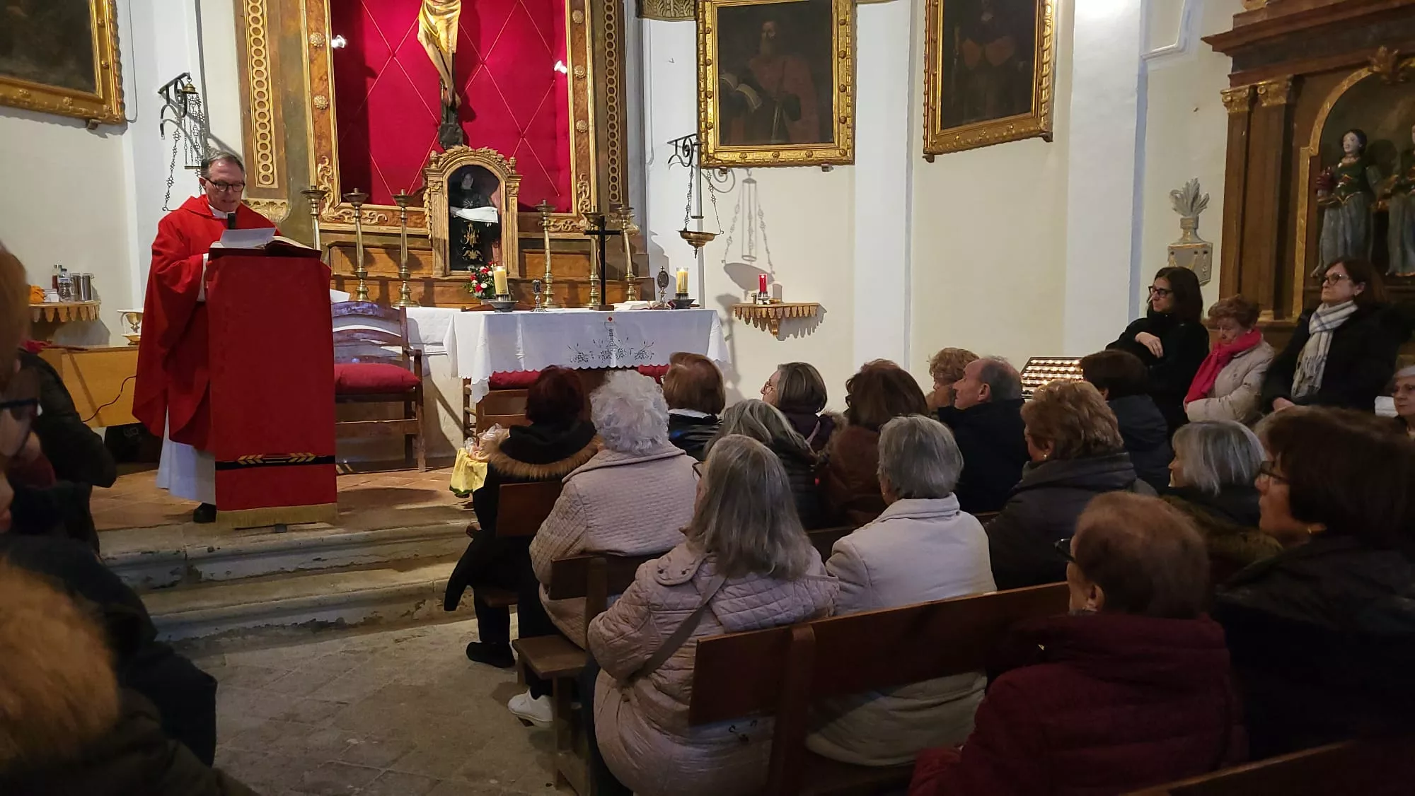 Santa Águeda en la Ermita de las Mártires de Huesca