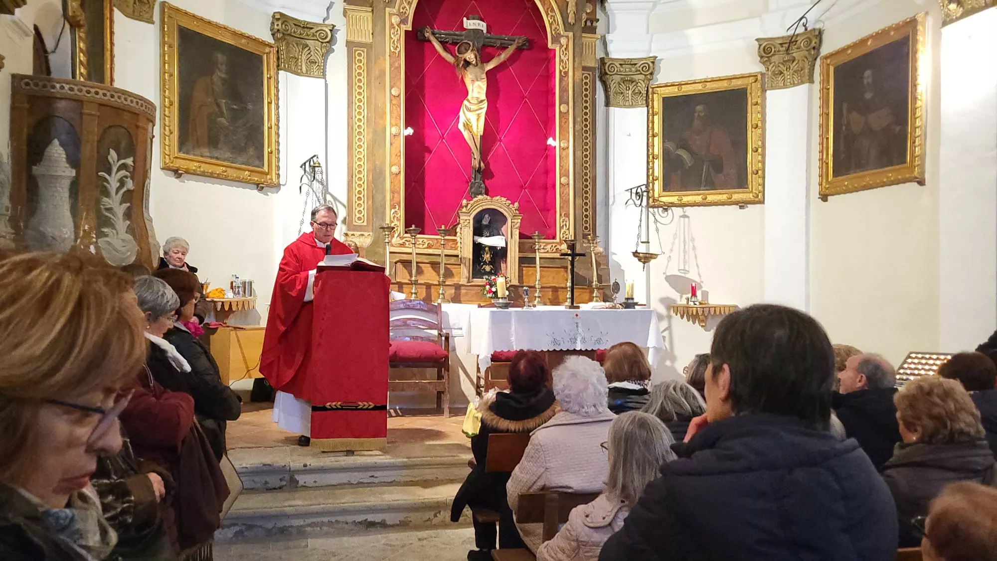 Santa Águeda en la Ermita de las Mártires de Huesca