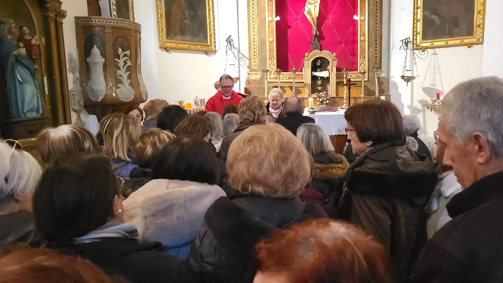 Santa Águeda en la Ermita de las Mártires de Huesca