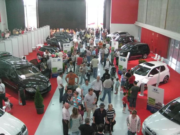 Imagen de una de las últimas ferias de Expoauto en Huesca.