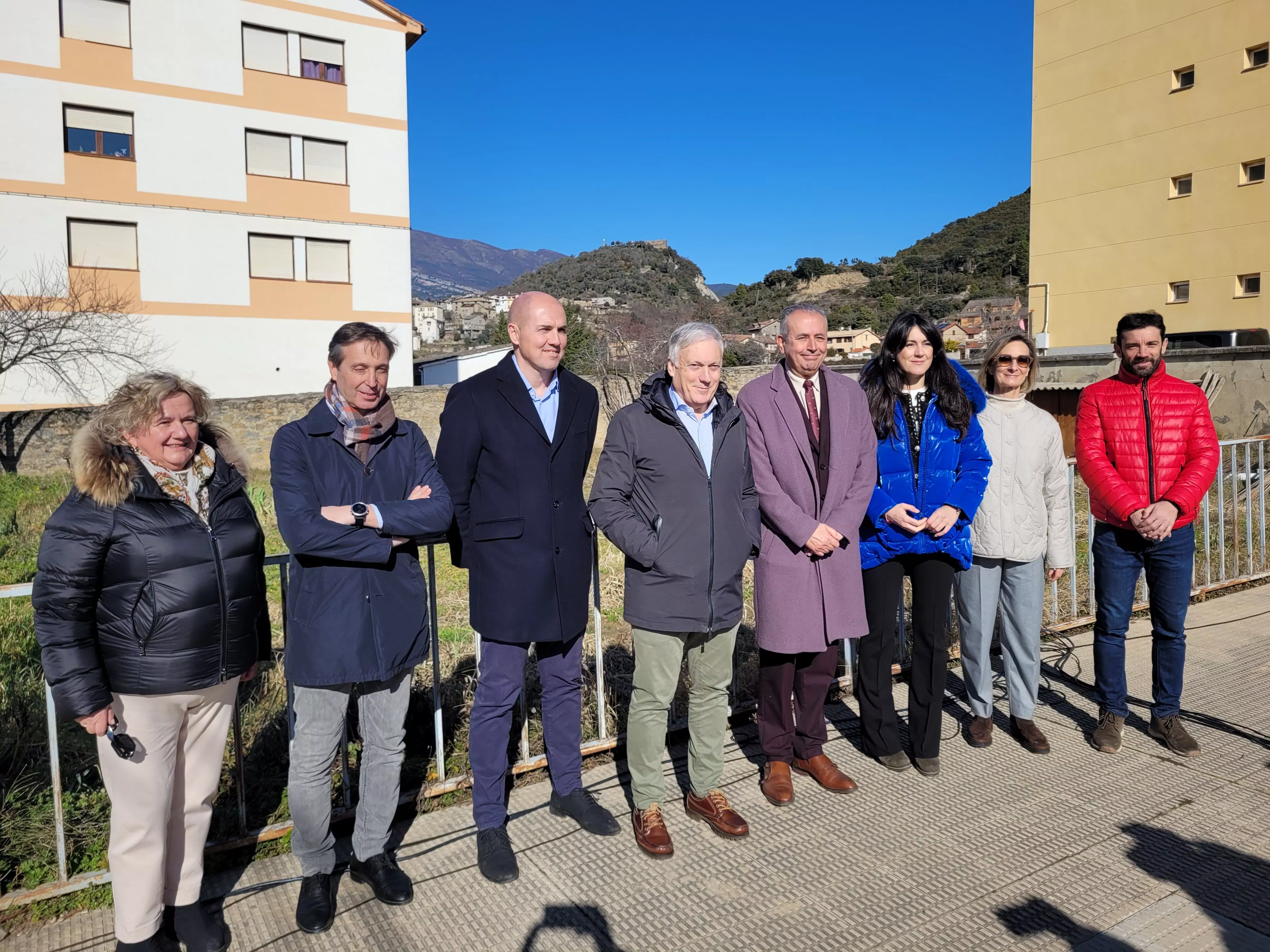 Boltaña ha acogido el acto para anunciar la licitación de las primeras actuaciones del programa 'Mas vivienda, mejor turismo'.