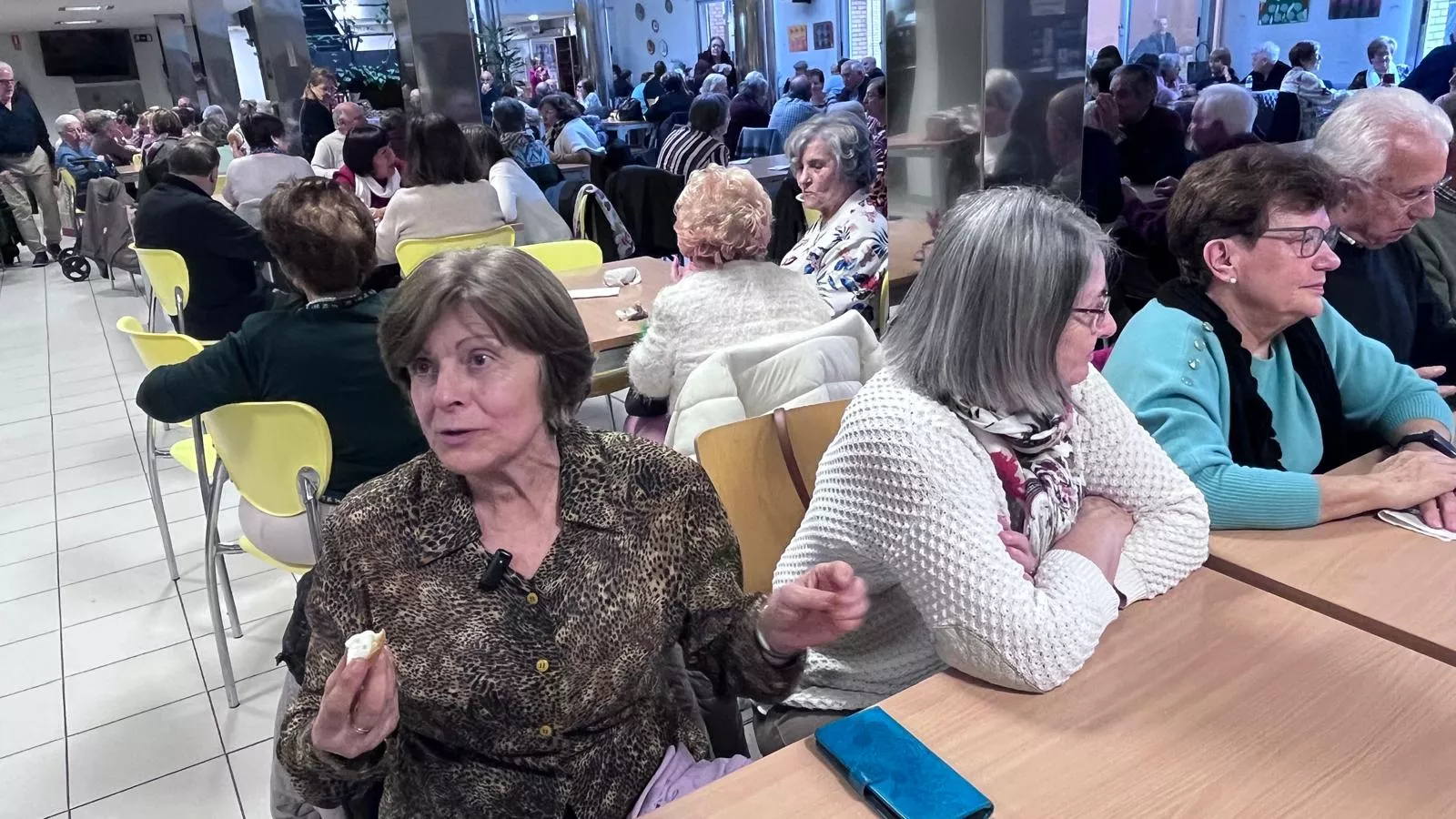 Celebración de Santa Águeda en el Hogar de Mayores del IASS de Huesca. Foto Mercedes Manterola