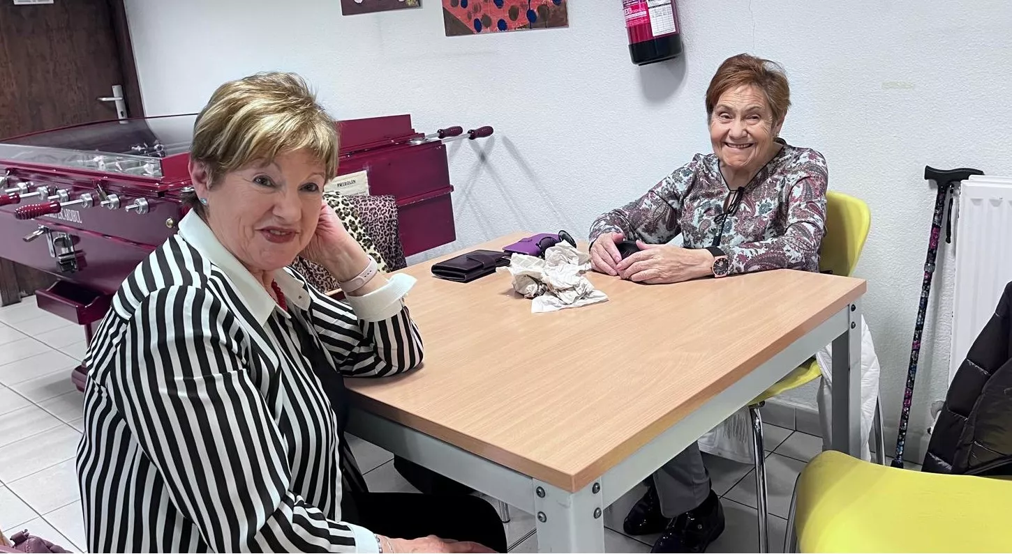 Celebración de Santa Águeda en el Hogar de Mayores del IASS de Huesca. Foto Mercedes Manterola