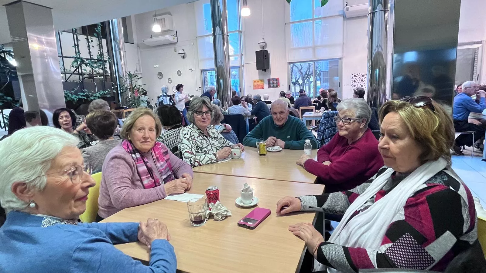 Celebración de Santa Águeda en el Hogar de Mayores del IASS de Huesca. Foto Mercedes Manterola