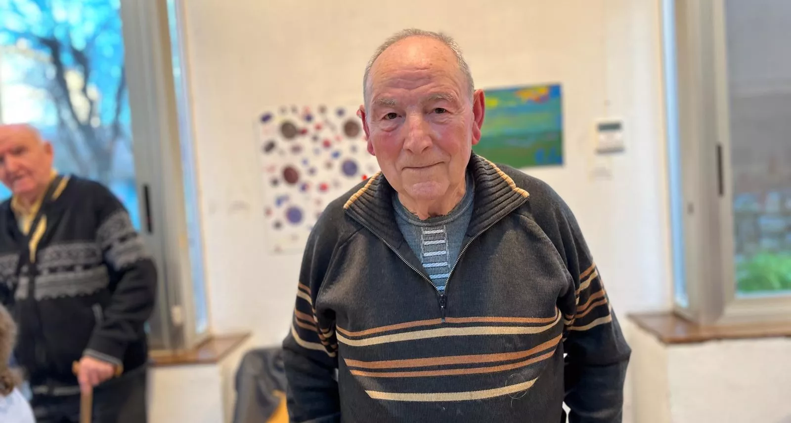 Celebración de Santa Águeda en el Hogar de Mayores del IASS de Huesca. Foto Mercedes Manterola