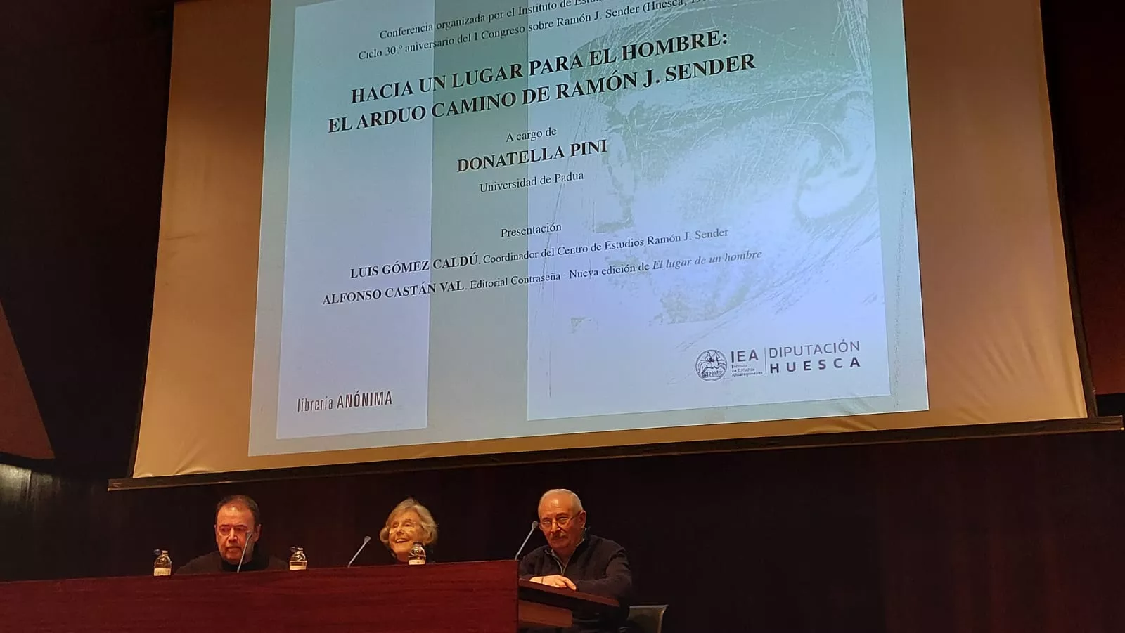Conferencia "Hacia un lugar para el hombre: el arduo camino de Ramón J. Sender" por Donatella Pini