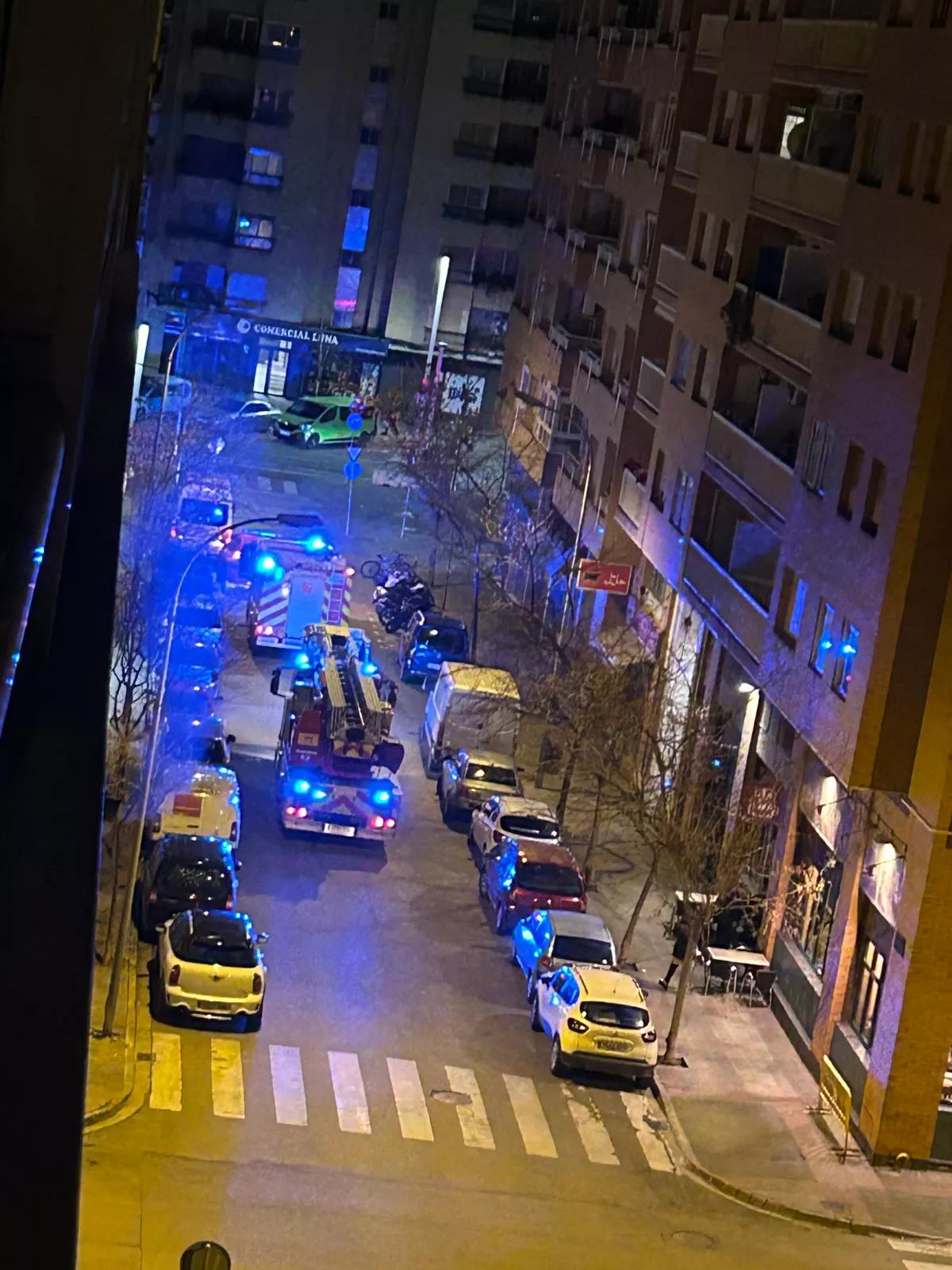 El suceso ha tenido lugar en una vivienda de la calle Camila Gracia de Huesca. El suceso ha tenido lugar en una vivienda de la calle Camila Gracia de Huesca.