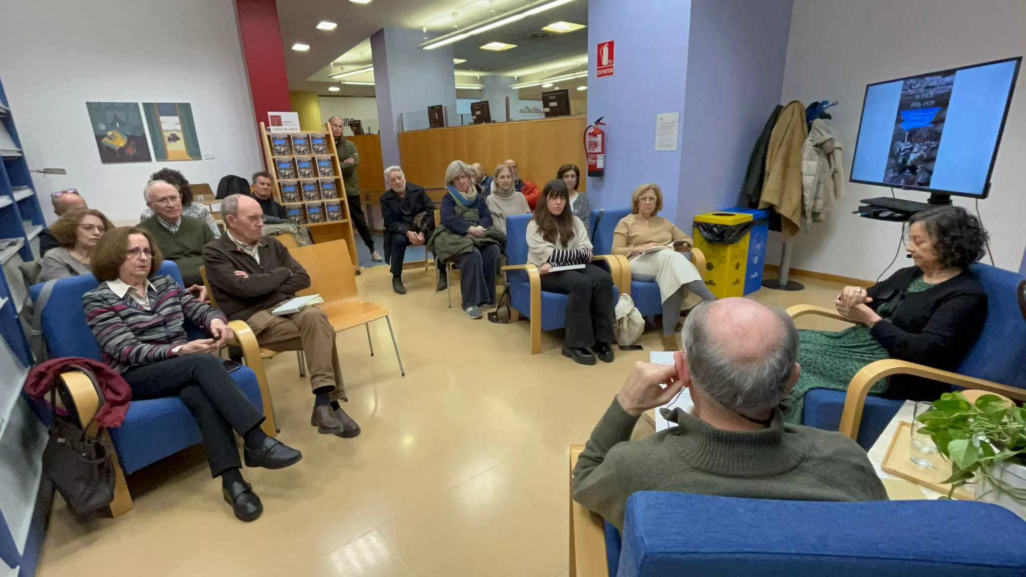 Presentación de Manús, de Honesto Herrera, en la Biblioteca Durán Gudiol