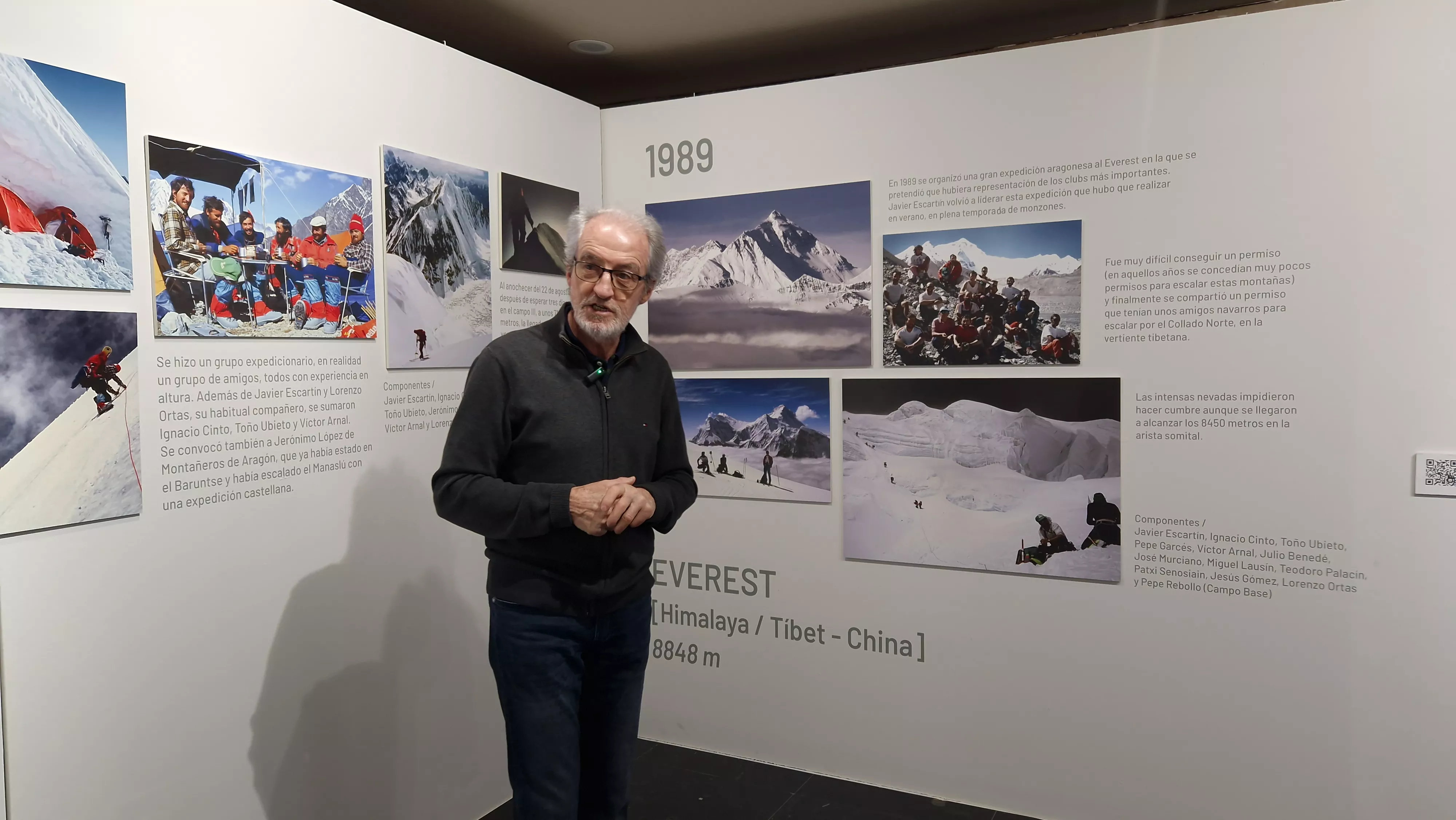 Lorenzo Ortas. Inauguración de la exposición “Espíritu de equipo, una generación irrepetible”. Foto Myriam Martínez Iriarte 