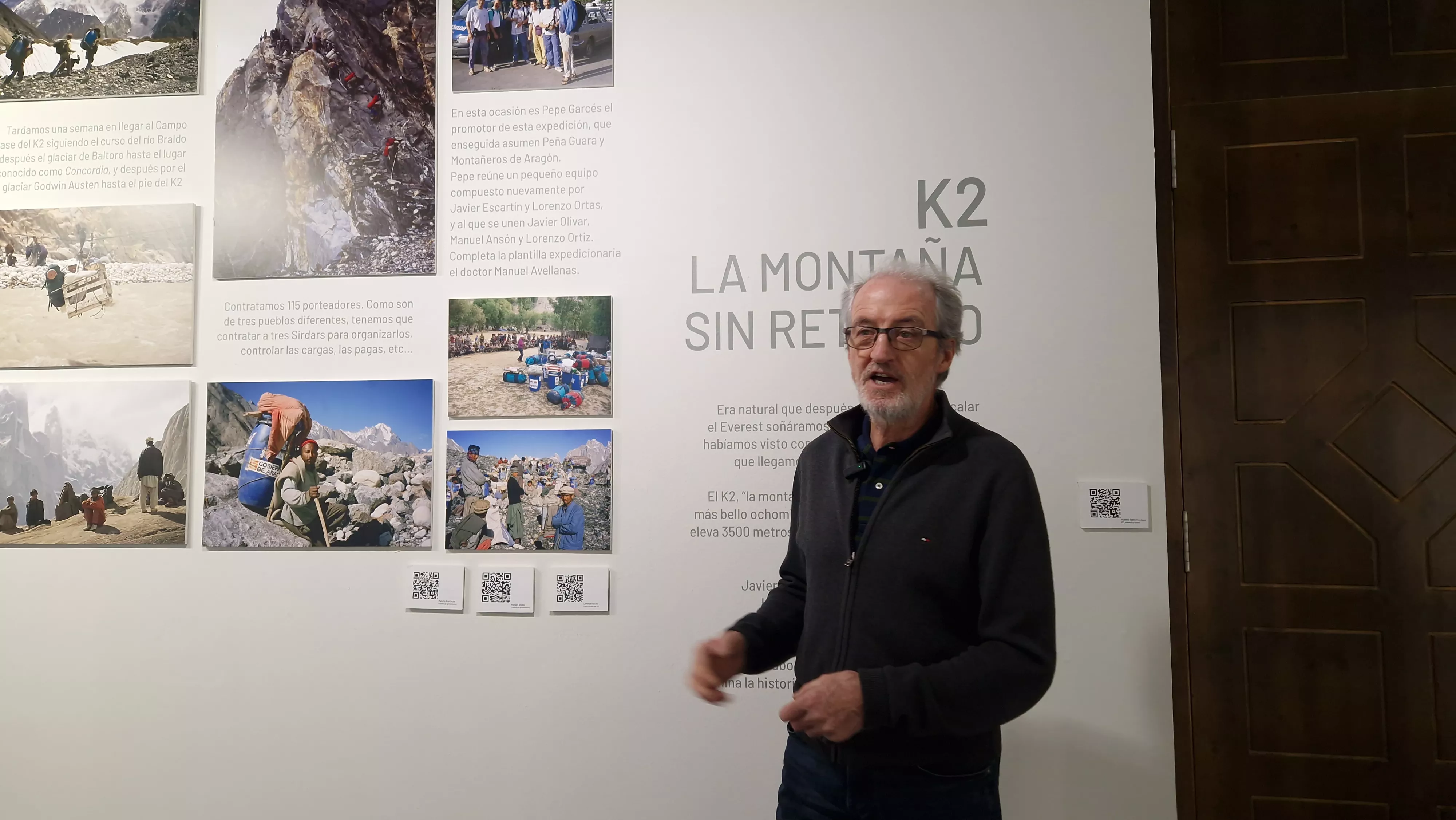 Lorenzo Ortas. Inauguración de la exposición “Espíritu de equipo, una generación irrepetible”. Foto Myriam Martínez Iriarte 