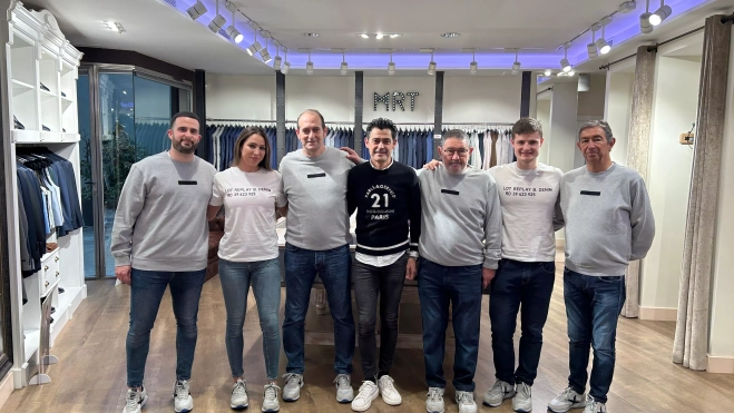 El equipo de técnicos de Bada, en Mírate El equipo de técnicos de Bada, en Mírate