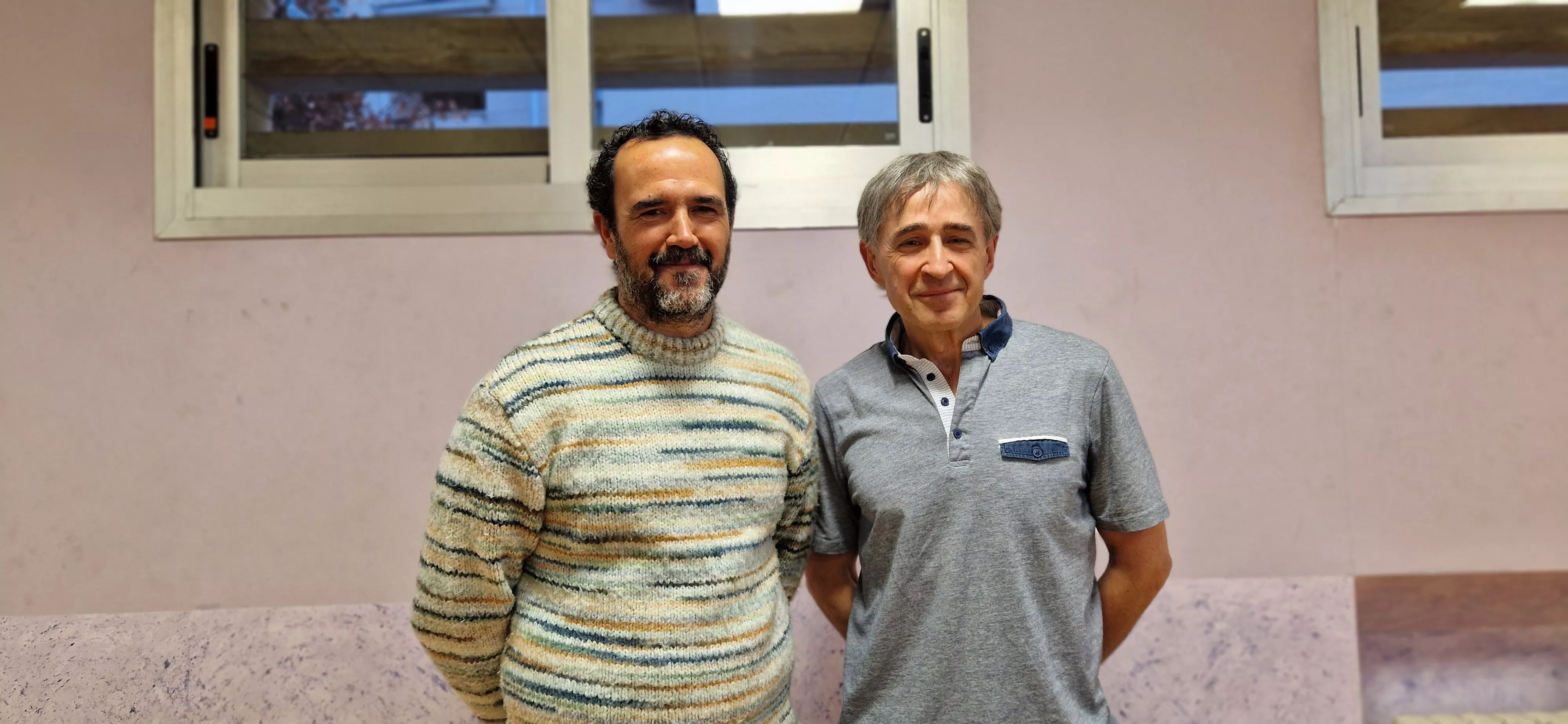 Juan Antonio Rodríguez y  Martín Pinos. Foto Myriam Martínez