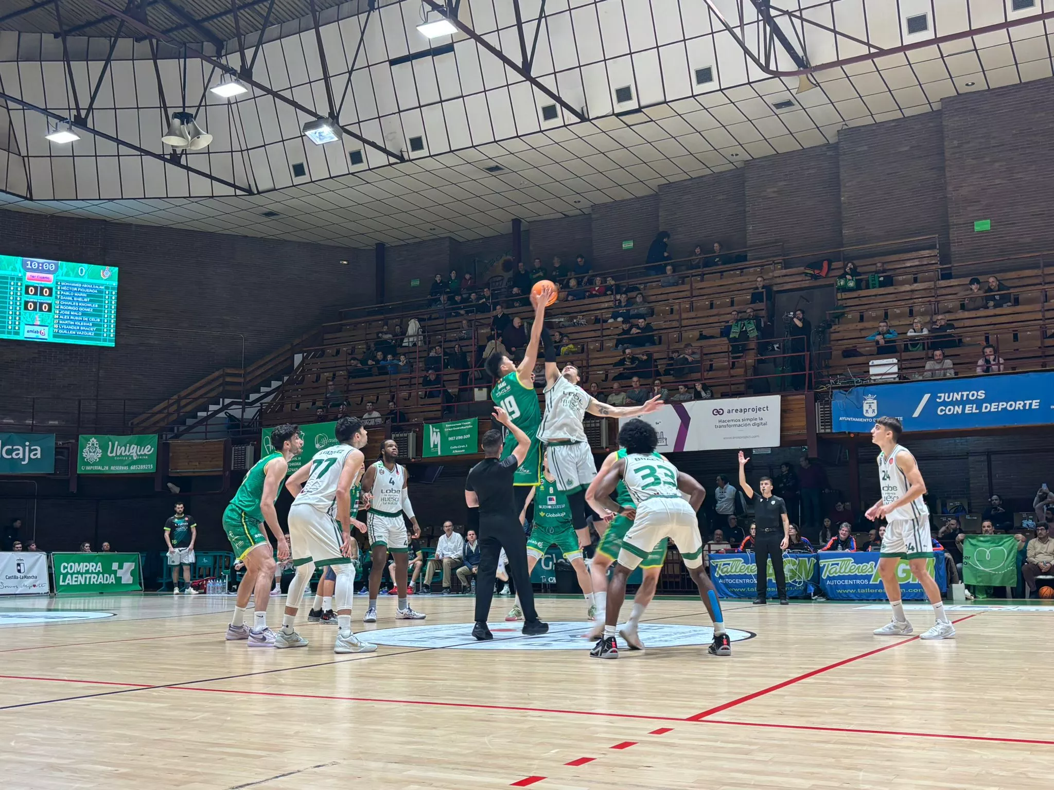 Foto de archivo de Lobe Huesca en su visita a Albacete la temporada pasada.