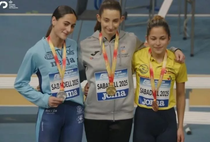 Elena Guiu, espectacular medalla de oro.