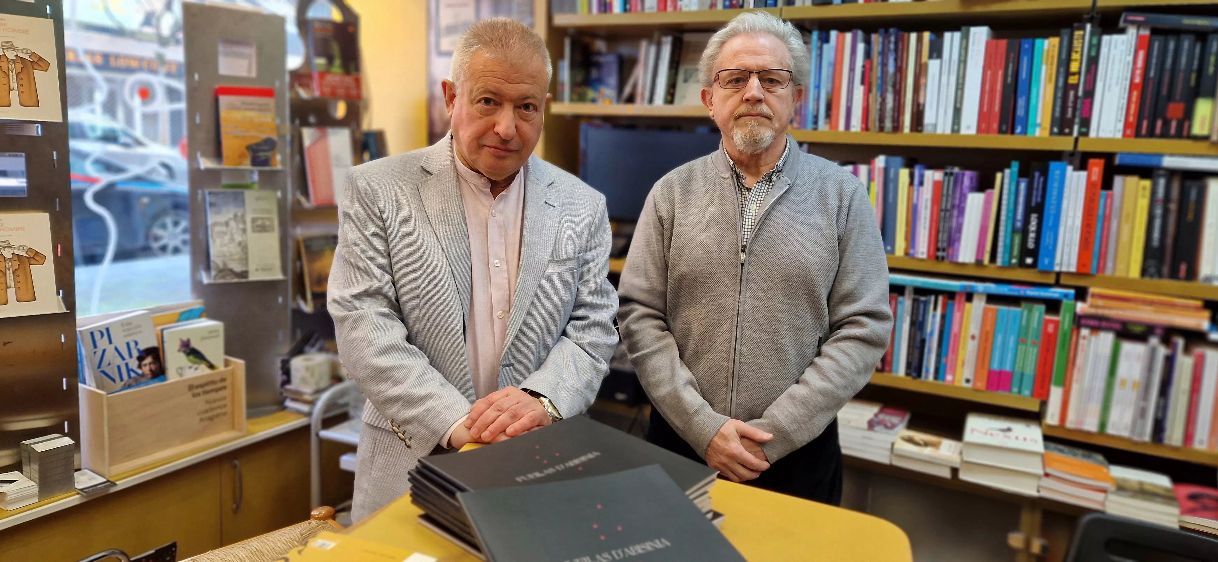 Presentación del libro Fuellas d' Abisinia de Chusé Inazio Nabarro. Foto Myriam Martínez