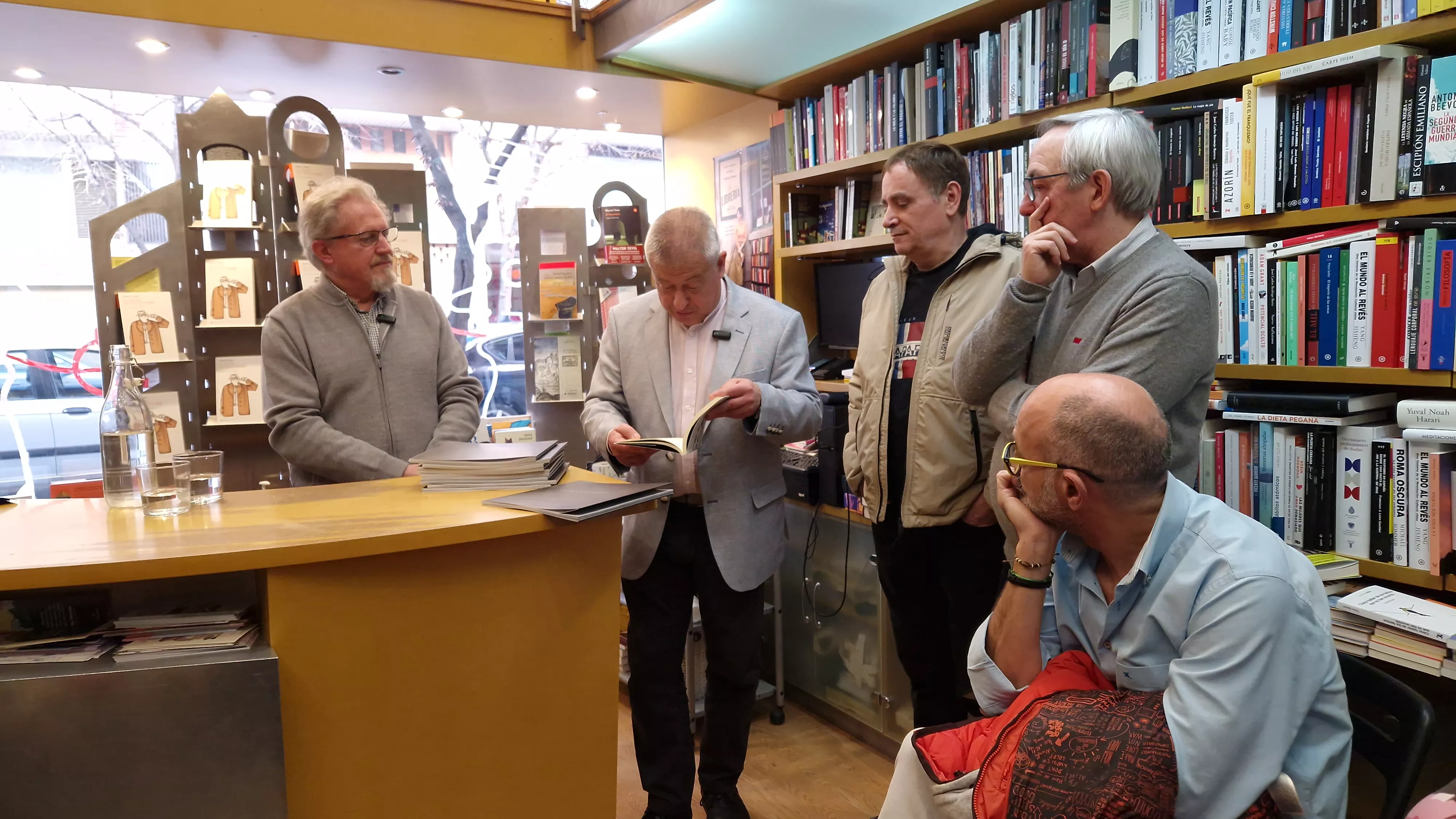 Presentación del libro Fuellas d' Abisinia de Chusé Inazio Nabarro. Foto Myriam Martínez