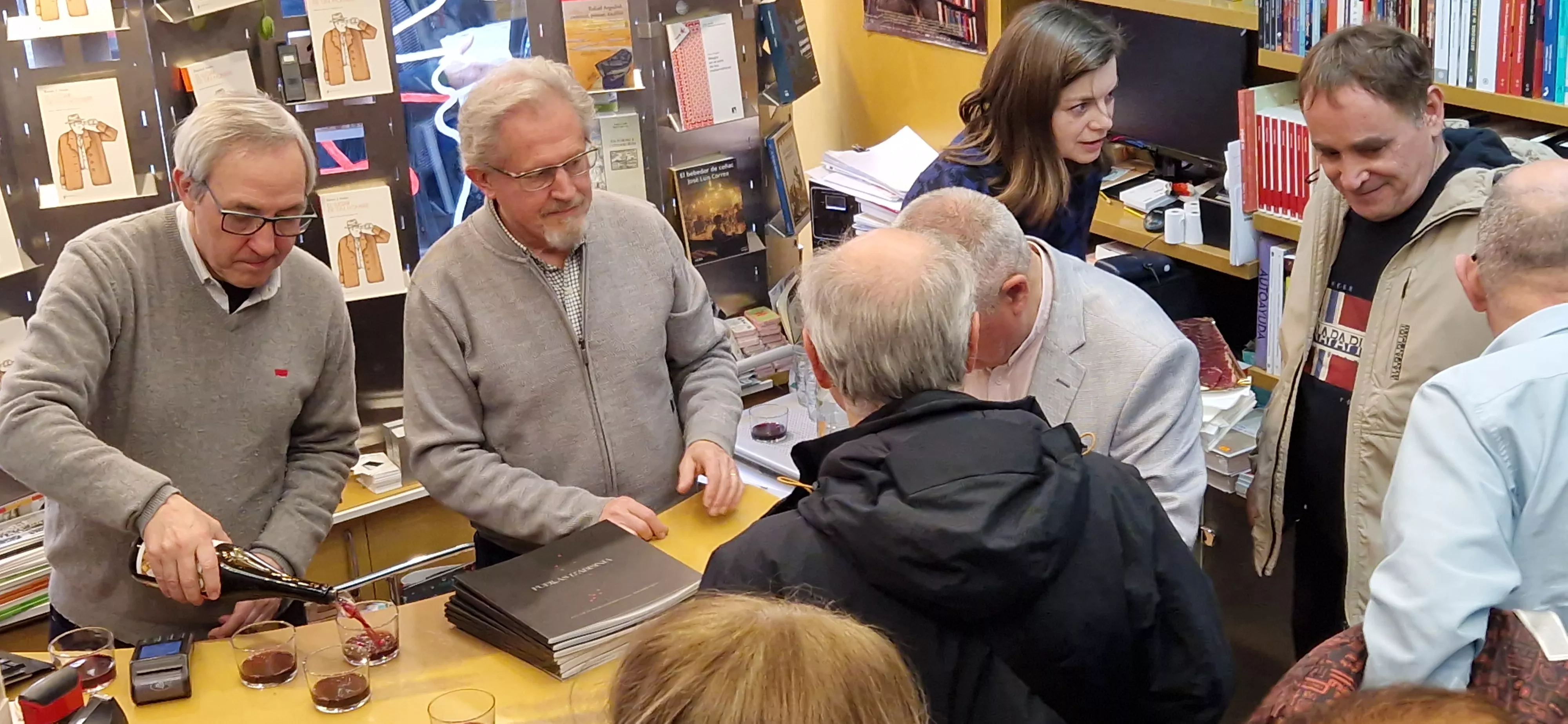 Presentación del libro Fuellas d' Abisinia de Chusé Inazio Nabarro. Foto Myriam Martínez