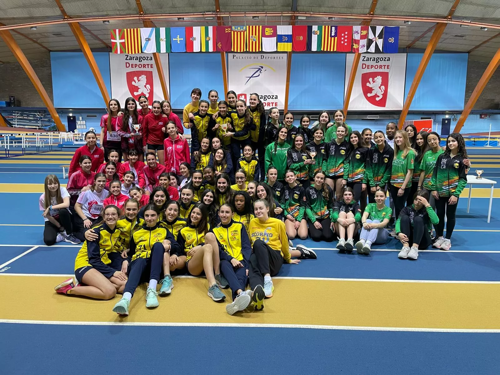 Podio femenino Sub16