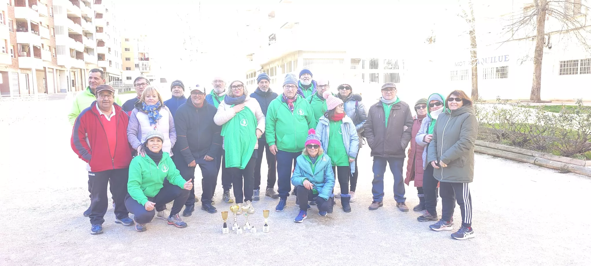 Foto de familia en el Torneo de San Valentín.